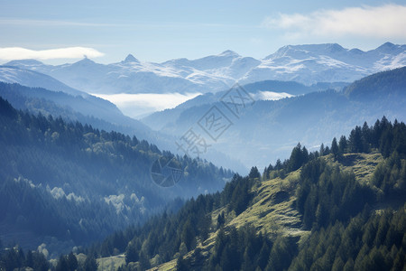 高山风景背景图片