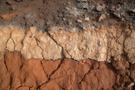 土壤裂缝地质地壳高清图片