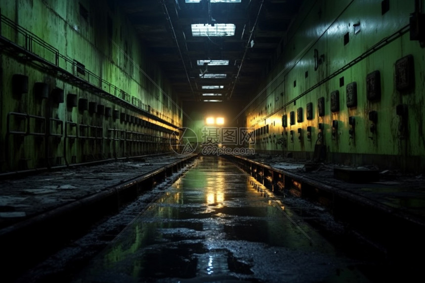 地下的核电站图片