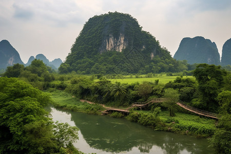 郊外美丽的风景图片