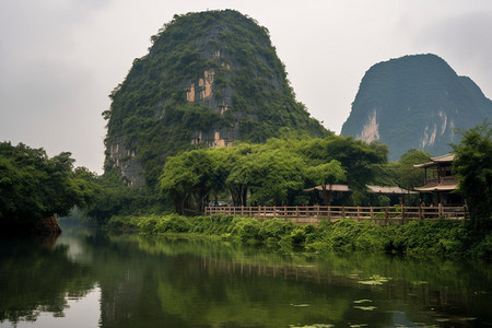 农村的自然风景图片