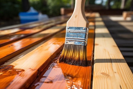 生活维修维修户外木凳油漆背景