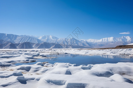 冬季的南疆风光图片