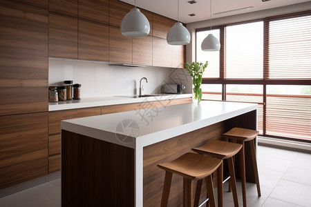 现代厨房装修风格高清图片