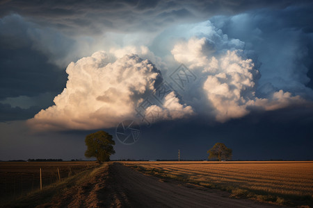 风暴前的云朵图片