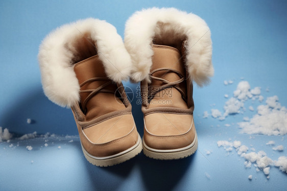 冬季保暖的雪地靴图片