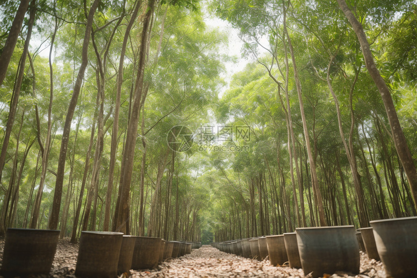 生橡胶种植园图片