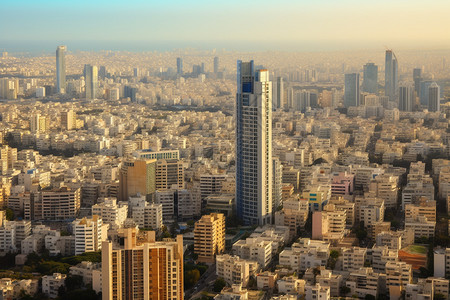 中东的城市景观高清图片