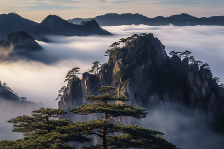 著名的景点黄山图片