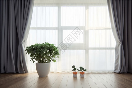 室内装饰的植物背景图片