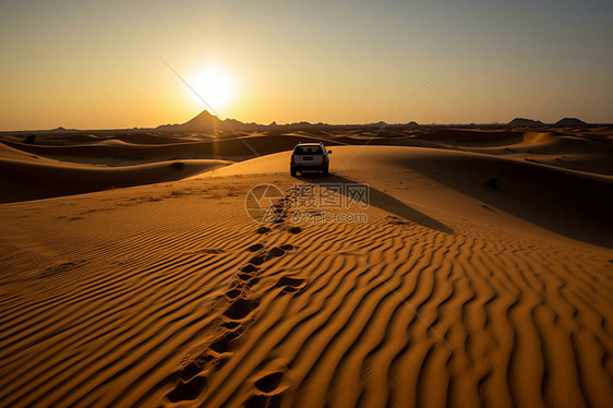 炎热的撒哈拉沙漠图片
