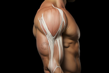 男人壮硕的肌肉图片