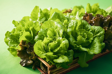 新鲜健康的绿色蔬菜高清图片