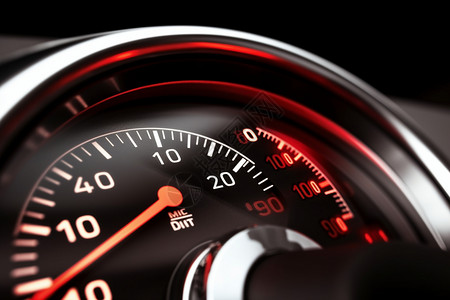 汽车速度计驾驶里程表高清图片