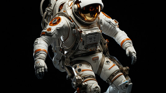 穿太空服的宇航员图片