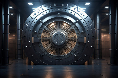 银行金库的创新技术防盗门图片