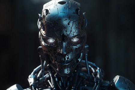 创新科技的金属机械机器人图片