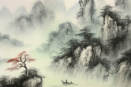 中国文化的传统绘画图片