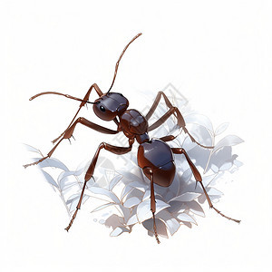 立体的蚂蚁插图图片