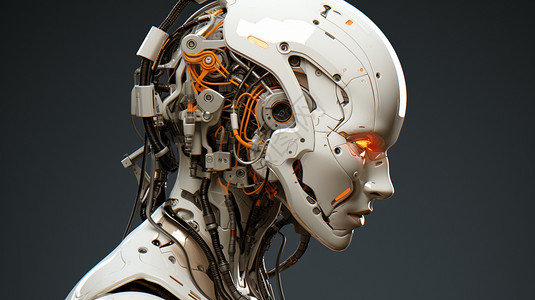 未来派创新技术机器人概念图图片
