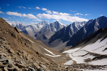 壮观的喜马拉雅山脉图片