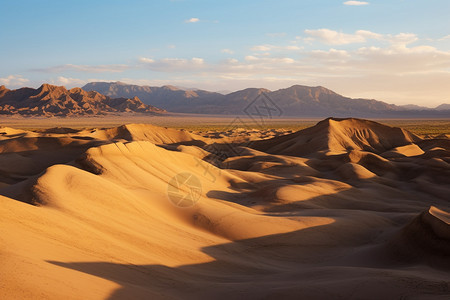 平坦的沙漠图片