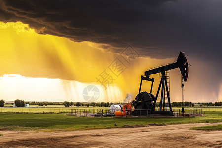 油田生产图片背景图片