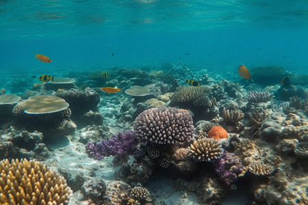 绿色海底生物图片