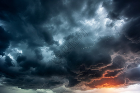 风暴乌云背景图片