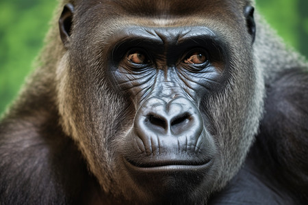 黑猩猩的面部特写镜头图片