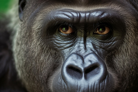 丛林中的黑猩猩背景图片