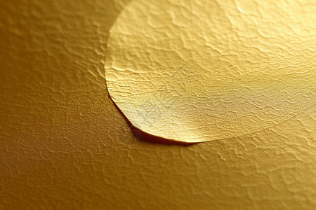 印有划痕的金箔叶子图片
