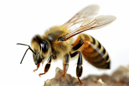 正在工作的蜜蜂背景图片