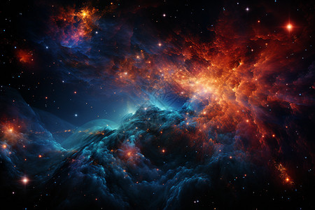 神秘科幻的银河图片