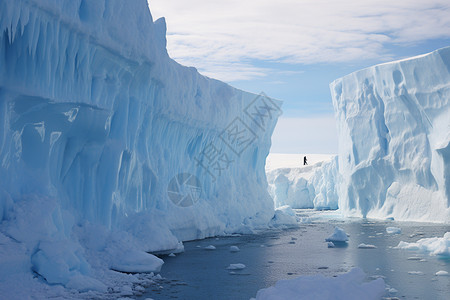 冰川融化的一角图片