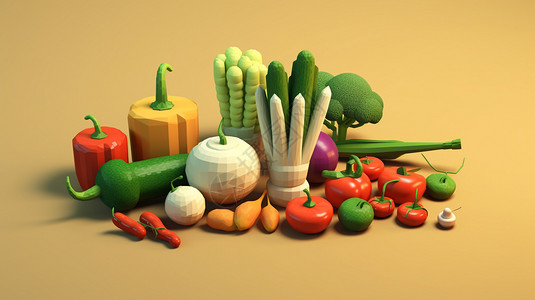 蔬菜食物插图图片