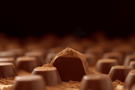 美味的巧克力背景图片