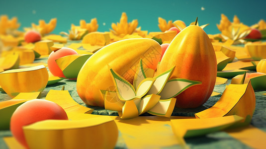 营养的水果芒果图片