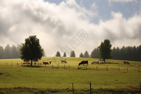 农村里的畜牧图片