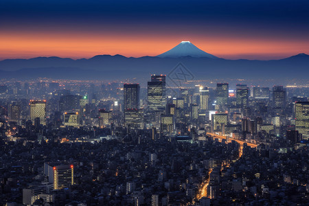 壮观的城市夜景图片