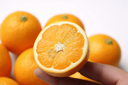 甘甜的橘子背景图片