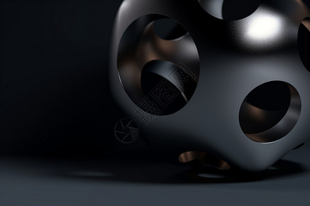 金属球体3D球体概念模型设计图片