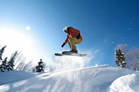 雪山滑雪运动图片