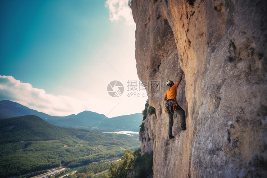 户外登山运动图片