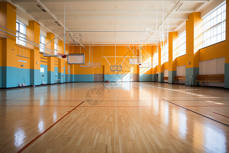 篮球球场图片