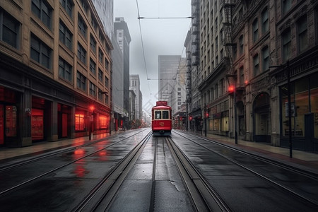 雨后路面图片