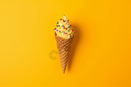 一个冰淇淋的图背景图片