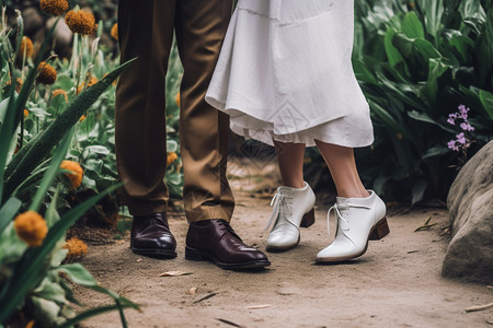 植物园情侣婚纱婚礼图片