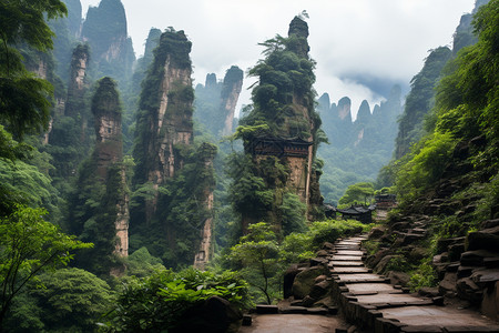 公园悬崖风景名胜图片