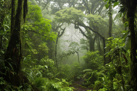 丛林探险的丛林景观图片